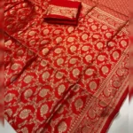 Ethereal Lichi Silk Banarasi Saree Collection