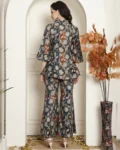 Multicolor Floral Fusion Co-ord Set - Ethnic Ensemble