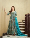Stunning Digital Printed Anarkali Ethnic Gown Set Collection By Sapnaaz