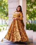Stunning Digital Printed Anarkali Ethnic Gown Set Collection By Sapnaaz