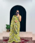 Draping Dupatta Attached Gown Saree By Sapnaaz
