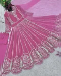 Full Heavy Embroidery Sequence Work with Stitched Dupatta