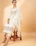 Women Viscose Rayon Kurta With Pant And Dupatta Set