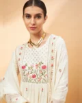 Women Viscose Rayon Kurta With Pant And Dupatta Set