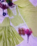 New Designer Party Wear Top-Plazzo and Dupatta Set with Heavy Embroidery Work