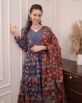 New Heavy Pure Cotton Anarkali Suit Set