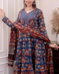 New Heavy Pure Cotton Anarkali Suit Set