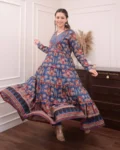New Heavy Pure Cotton Anarkali Suit Set