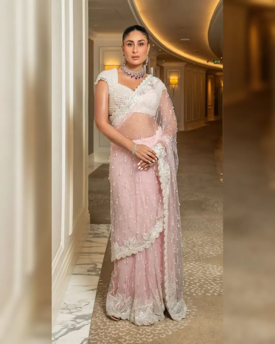 Bollywood Blockbuster Kareena Kapoor Designer Saree, image size:1080x1350