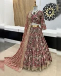 Exquisite Wedding Collection Lehenga Choli with Heavy Embroidery Sequence Work