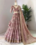Exquisite Wedding Collection Lehenga Choli with Heavy Embroidery Sequence Work