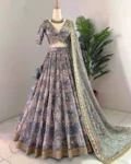 Exquisite Wedding Collection Lehenga Choli with Heavy Embroidery Sequence Work