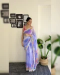 Elegant Printed Sequence Saree Collection