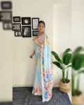 Elegant Printed Sequence Saree Collection