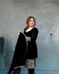 Designer Party Wear Viscose Velvet Top and Pant with Fancy Dupatta