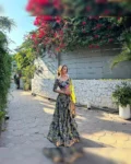 Premium Chinon Silk Designer Lehenga with Digital Print & Organza Dupatta