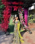 Premium Chinon Silk Designer Lehenga with Digital Print & Organza Dupatta