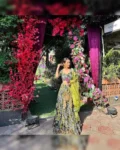 Premium Chinon Silk Designer Lehenga with Digital Print & Organza Dupatta