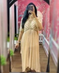 Designer Anarkali Dupatta Bottom Set