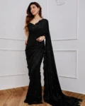 Bollywood Blockbuster Special Edition Georgette Saree with 5 mm Sequins Embroidery & Silk Blouse