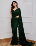 Bollywood Blockbuster Special Edition Georgette Saree with 5 mm Sequins Embroidery & Silk Blouse