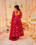 Premium Heavy Rayon Digital Printed Anarkali Gown with Georgette Dupatta