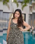 Fully Flared Heavy Rayon Digital Printed Anarkali Gown