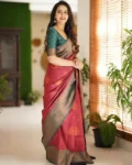 Premium Soft Lichi Silk Saree with Rich Pallu & All-Over Jacquard Weaving