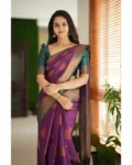 Premium Soft Lichi Silk Saree with Rich Pallu & All-Over Jacquard Weaving