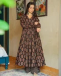 Rayon Digital Printed Anghrakha Kurti with Bottom