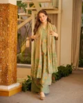 Cambric Cotton Straight Printed Kurti Set with Bottom & Dupatta