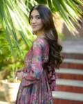 Pure Muslin Digital Printed Kurti Set with Bottom & Dupatta