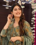 Pure Muslin Digital Printed Kurti Set with Bottom & Dupatta (3 PCS)