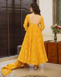 Pure Muslin Digital Printed Kurti Set with Bottom & Dupatta