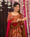 Pure Muslin Digital Printed Kurti Set with Georgette Dupatta