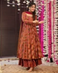 Pure Muslin Digital Printed Kurti Set with Georgette Dupatta