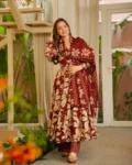 Muslin Digital Printed Kurti Set with Bottom & Dupatta
