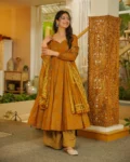 Muslin Digital Printed Kurti Set with Bottom & Dupatta