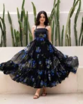 Heavy Faux Georgette Digital Printed Fully Flared Anarkali Gown