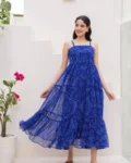Heavy Faux Georgette Fully Flared Digital Printed Anarkali Gown