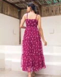 Heavy Faux Georgette Digital Printed Fully Flared Anarkali Gown