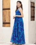 Heavy Faux Georgette Fully Flared Digital Printed Anarkali Gown