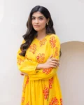 Heavy Kota Checks Digital Printed Long Gown Dress