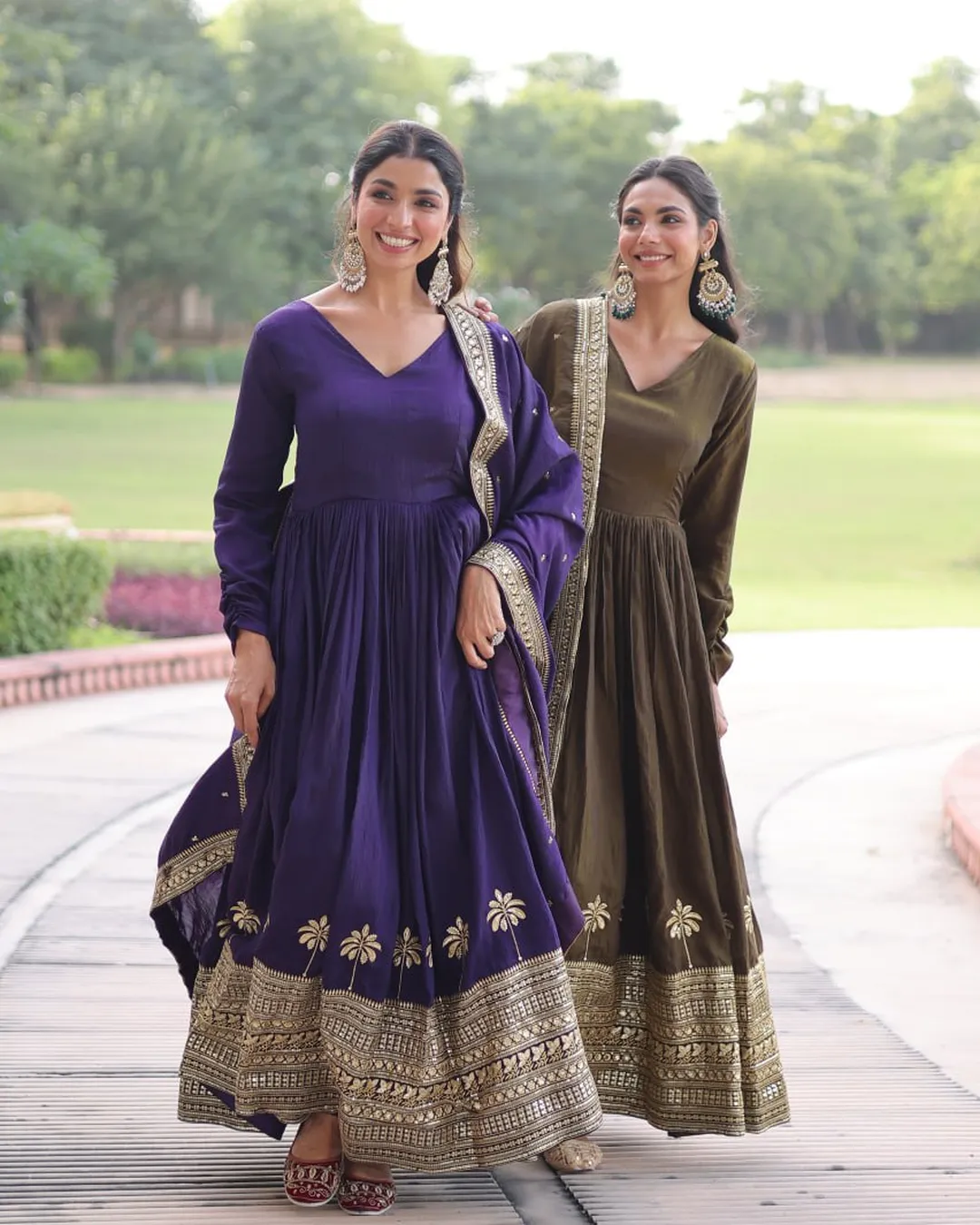Vichitra Silk Sequins Embroidered Gown with Dupatta Collection 2026 video