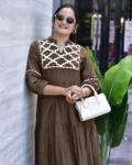 Designer Summer Special Jaipuri Cotton Gown with Hand Embroidery Work