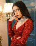 Designer Faux Georgette Embroidered Lehenga Choli with Net Dupatta