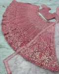 Carnival Designer Net Lehenga with Rainbow Sequins Work