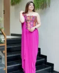 Royal Glam Ready-To-Wear Rangoli Silk Drape Saree