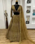 Kasturi Silk Georgette Lehenga Choli with Dori & Sequins Work