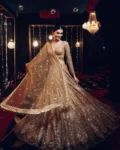 Kasturi Silk Georgette Lehenga Choli with Dori & Sequins Work